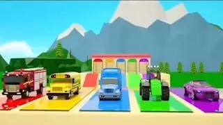 Learn Colors with Vehicles for Kids | Fun with Cars & Trucks 🚗🚚🎨 #LearnColors #KidsLearning #shorts 