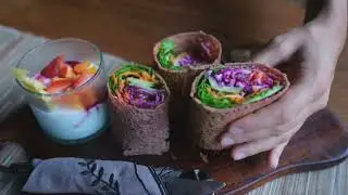 Vegan Meal Prep Day 2 | Easy Smoothie, Wrap & Tofu Stir-Fry Recipes 🌱