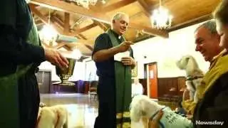 Pets blessed in Huntington for St. Francis of Assisi