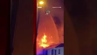 Massive Blaze in Abergavenny Destroys Buildings, 100+ Firefighters Respond #Abergavenny #Wales #Fire