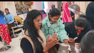 Simran makeup studio vlog hazaribagh 💄| makeup class | nail art class | beautician class | 