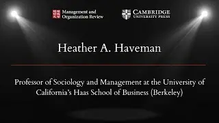 Lights on MOR! Interview with Heather Haveman