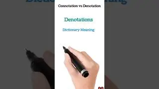 Connotations vs Denotations |Connotation and Denotation with examples