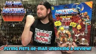 Masters of the Universe Origins Flying Fist's He-Man Unboxing & Review!