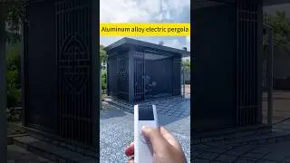 Electric pergola. #foryou #automobile #roofwindows #glassbuilding #aluminium #glassroof #roof