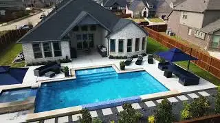 Hall Family Pool (Drone Footage)