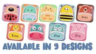 Bamboo Fiber Kids Tableware