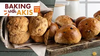 Ham and Cheese Buns  & Greek Cinnamon Raisin Breads | Baking With Akis | Episode 12