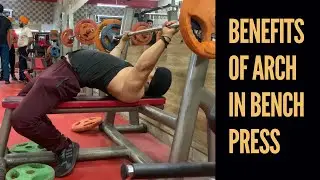 How to do arch in bench press #gym #motivation #youtubeshorts #shorts #benchpress #ytshorts #yt