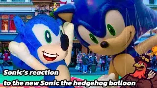 Sonic&rsquo;s reaction to the Macy&rsquo;s Thanksgiving parade 2021 🦃 - Green Hill Plushies Short￼ reaction 