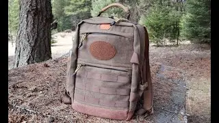Bushcraft to Boardroom and Back: The Roaring Fire Dagen Waxed Canvas Backpack. EDC, Greyman, Style'n