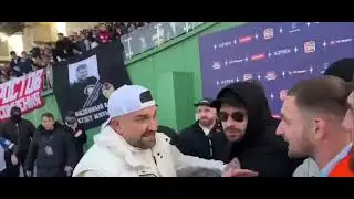 Литвин подрался с Бастой на футболе 