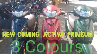 ( 2022 Honda )  Activa Premium __ 3 Colours update is Heare  new coming