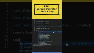 Spread operator wtih array in javascript 
