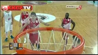 KK Union Olimpija : Crvena zvezda Telekom 61:62 | Ceo meč [ABA League 4. kolo | 20.10.2013]