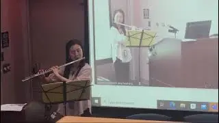 Sicilienne by Gabriel Faure on flute, Dr. Kate Lee Karlin, Duke Medicine Noon Conference