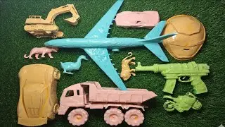 Cleaning Toys, Sand Cars, McQueen Cars, Excavators, Racing Cars