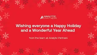 Holiday Greetings from Analytic Partners