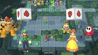 Super Mario Party - Partner Party - #30: Domino Ruins Treasure Hunt - Luigi, Daisy, Yoshi, Waluigi