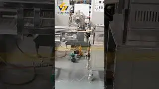Jinan Sunward HMMA High Moisture Meat Analysis Extruder Processing Line Soya protein machine 高湿蛋白设备