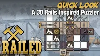 Railed - Quick Look : A 30 Rails Inspired Puzzler