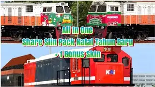 Share Skin Pack ‼️📁 Kereta Nataru 2025 & 2026 Trainz Simulator Android (part2)