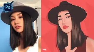 [Girl] EASY VECTOR / VEXEL ART SPEED ART #7 (TUTORIAL)