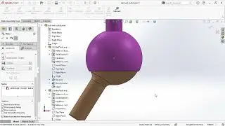 BALL AND SOCKET JOINT , DESIGN, ASSEMBLY AND MATE IN SOLIDWORKS #ballandsocketjoint