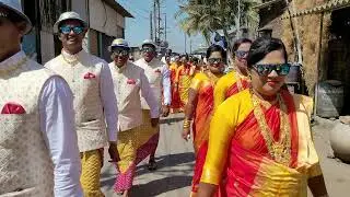 Sursangam Brass Band Atali Koliwada kalyan, @Vasai 52 couples 25 year's silver jubilee function