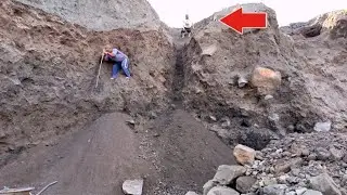 The two of them dig into walls and cliffs 
