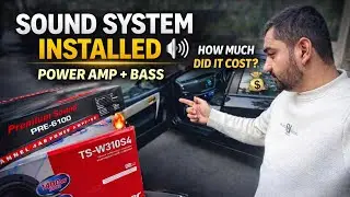 Sound System Installed in My Car 🔊 | Power Amp + Bass | How Much Did It Cost?