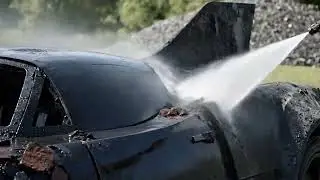 Batmobile bought for $150 and full restoration ASMR video #asmr #automobile #batmobilerestoration