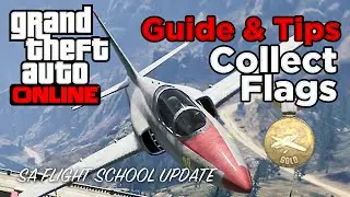 Collect Flags Gold Guide & Tips (GTA Online Flight School Update Gameplay)