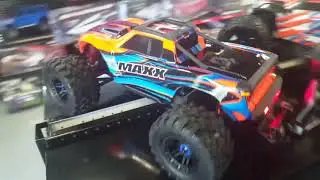 first run the new Traxxas Maxx in the netherlands