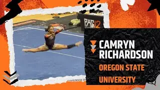 Camryn Richardson on Floor ~ Oregon State University Gymnastics