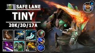 Tiny Safe Lane Carry | 7.31d | Pos 1 Tiny Heavy Damage Dealer | Dota 2 Immortal Gameplay