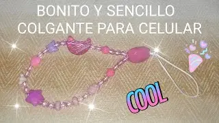 Bonito colgante para celular