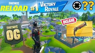 NEW OG FORTNITE RELOAD MAP + RARE BLACK KNIGHT SKIN GAMEPLAY