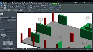 Column and Wall Tagging in Revit - 3D View