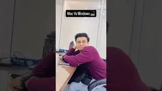 Bezaati ho gai 💻 #laptop #apple #mac #windows #office #employees #boss #funny #corporate #shorts