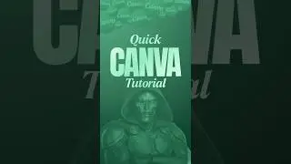Create AMAZING Posters in Canva FAST #canvatutorial #canva #graphicdesign