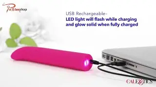 Classic Chic Rechargeable Standard G by CalExotics | Soft Silicone Massager Demo