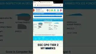 ssc cpo 2022 marks released #ssc #ssccpo #ssccpo2022 #ssccporesult #ssccpo