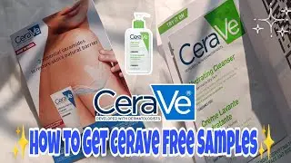HOW TO ORDER FREE SAMPLES FROM CERAVE ₹0 | CERAVE PROVIDING FREE SAMPLES IN INDIA