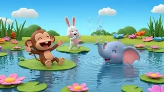 Baby Elephant Bubble Pond Adventure Song for Kids | Fun Animal Nursery Rhymes & Baby Songs 🐘🫧🎶
