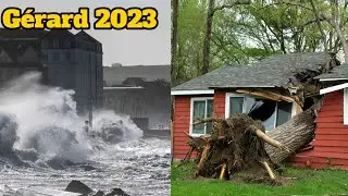 Storm G&eacute;rard: Winds faster than 160 km/h Normandy and Brittany Hit! Temp&ecirc;te G&eacute;rard 2023