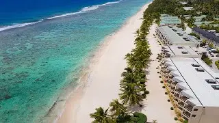A morning walk through The Edgewater Resort & Spa, Cook Islands