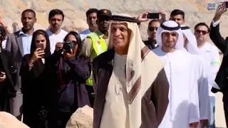 حاكم رأس الخيمة يشهد إطلاق أطول مسار انزلاقي في العالم بجبل جيس
