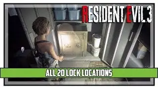 Resident Evil 3 Remake All Safes, Lockers, Etc Locations RE: Master of Unlocking Trophy