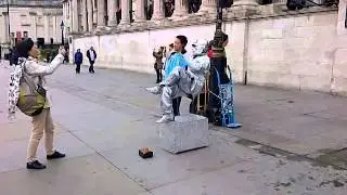 Levitating Human Statue